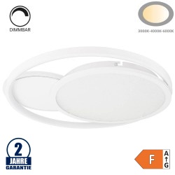 64W LED Deckenleuchte Rund 3-teilig CCT