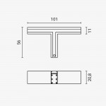 T-Stück Magnetic Line M05 T-Stück Magnetic Line M05