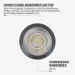 10W LED Spot mit Wabenreflektor Magnetic Line M05 Neutralweiß 10W LED Spot mit Wabenreflektor Magnetic Line M05 Neutralweiß