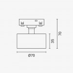 7W LED Strahler Magnetic Line M05 Neutralweiß 7W LED Strahler Magnetic Line M05 Neutralweiß