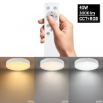 50W LED Deckenleuchte fernsteuerbar Weiß RGBCCT