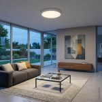 50W LED Deckenleuchte fernsteuerbar Weiß RGBCCT