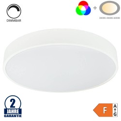 50W LED Deckenleuchte fernsteuerbar Weiß RGBCCT