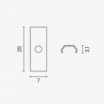 Befestigungsclip für Aufbauschiene Magnetic Line M05 Befestigungsclip für Aufbauschiene Magnetic Line M05