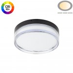 18W LED Deckenleuchte rund Outdoor Schwarz CCT 18W LED Deckenleuchte rund Outdoor Schwarz CCT