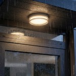 18W LED Deckenleuchte rund Outdoor Weiß CCT