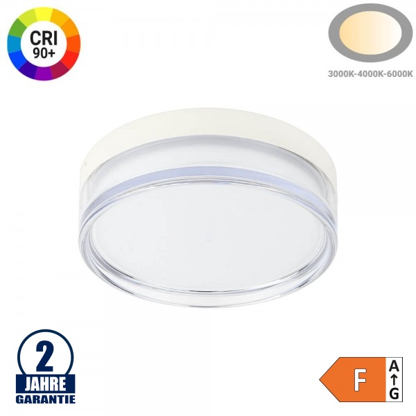 18W LED Deckenleuchte rund Outdoor Weiß CCT