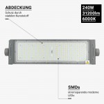 240W LED Flutlicht HL Kaltweiß IP65 240W LED Flutlicht HL Kaltweiß IP65