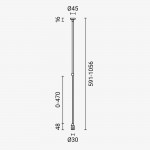 Abhängung 50-100cm für Aufbauschiene Magnetic Line M05 1-fache Aufnahme Abhängung 50-100cm für Aufbauschiene Magnetic Line M05 1-fache Aufnahme