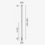 Abhängung 50-100cm für Aufbauschiene Magnetic Line M05 2-fache Aufnahme Abhängung 50-100cm für Aufbauschiene Magnetic Line M05 2-fache Aufnahme