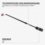Abhängung verkabelt 50-100cm für Aufbauschiene Magnetic Line M05 2-fache Aufnahme Abhängung verkabelt 50-100cm für Aufbauschiene Magnetic Line M05 2-fache Aufnahme