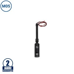 Abhängung verkabelt 10-20cm für Aufbauschiene Magnetic Line M05 2-fache Aufnahme