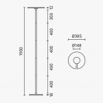 48W Stehleuchte Weiß RGB+CCT fernsteuerbar 48W Stehleuchte Weiß RGB+CCT fernsteuerbar