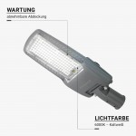 100W Straßenleuchte Kaltweiß mit Vorrichtung für NEMA-Sensor 100W Straßenleuchte Kaltweiß mit Vorrichtung für NEMA-Sensor