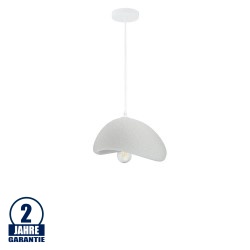 Organische Wabi-Sabi Pendelleuchte in Steinoptik E27